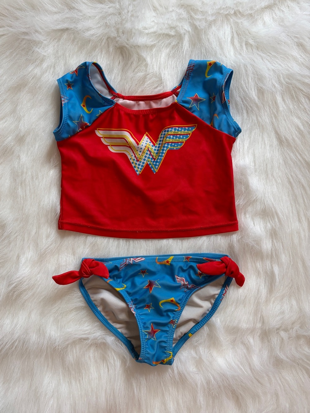 Girls Wonder Woman Bikini Set Size 4T